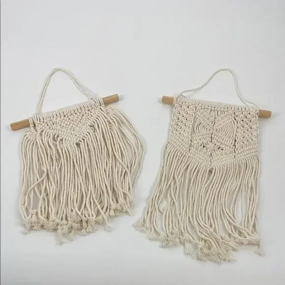 Macrame Wall Hangings - Set of 2 - Picture 1 of 2